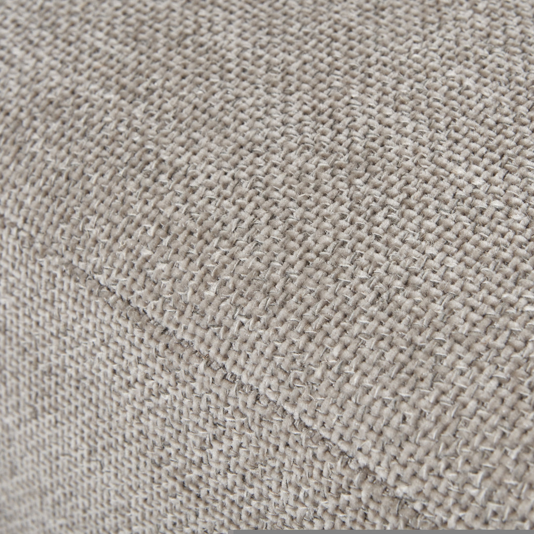 Vesper Taupe Cushion Back Three Seater Sofa