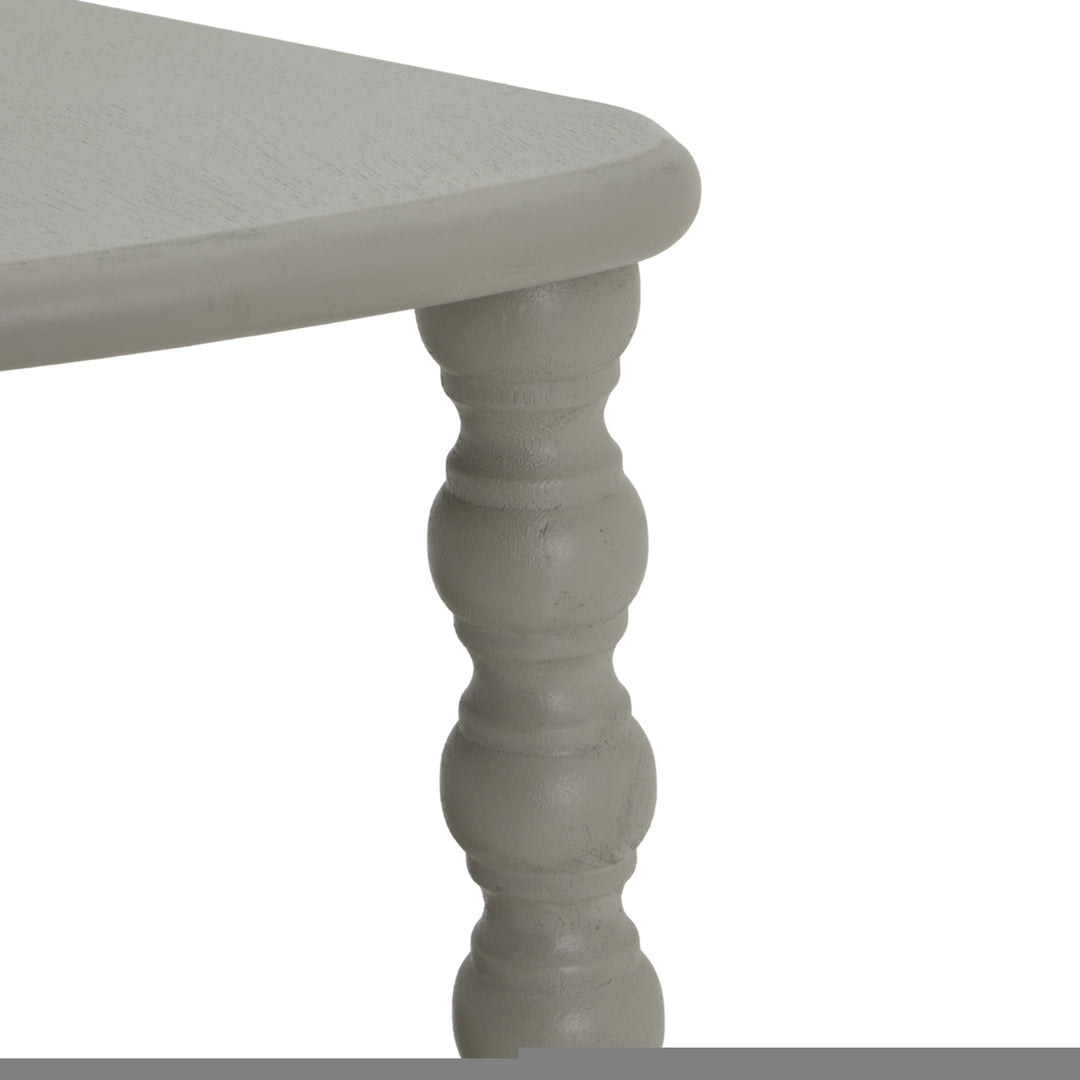 The Camden Collection Half Moon 3 Tier Table