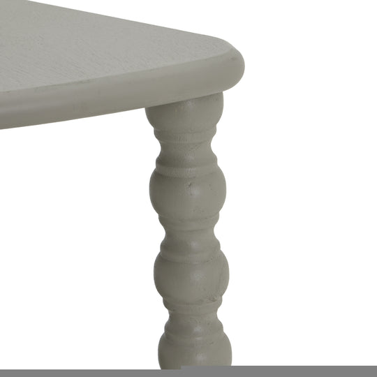 The Camden Collection Half Moon 3 Tier Table