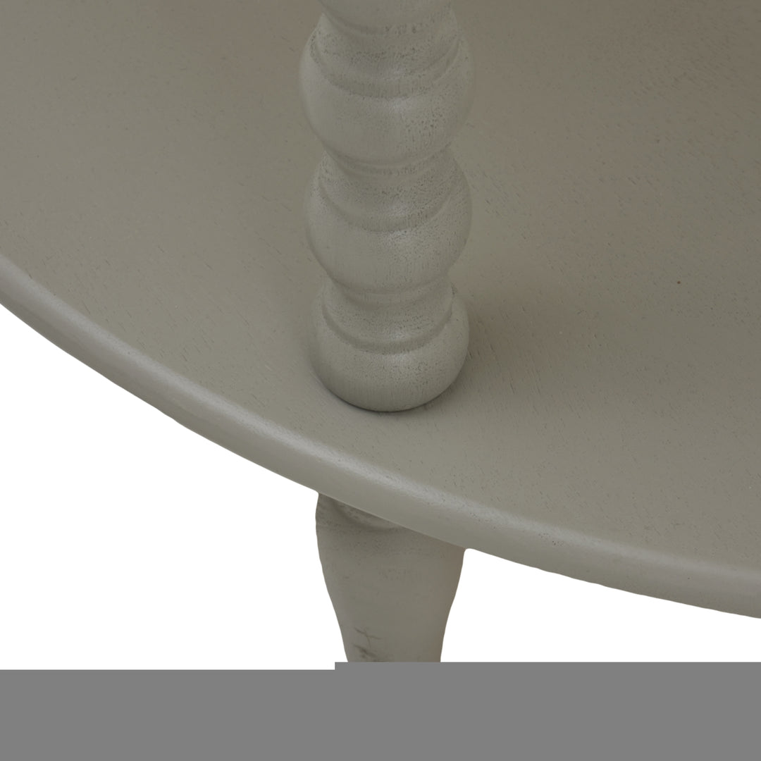 The Camden Collection Half Moon 3 Tier Table